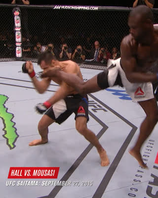 Все финиши Юрайи Холла в UFC