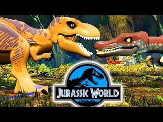 Тираннозавр Рекс Мир Юрского Периода и Динозавры Мультфильм для детей. Тираннозавр против Динозавров